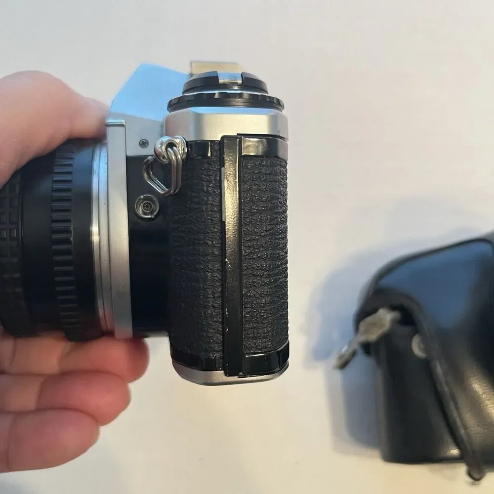 Vintage Pentax ME Super 35mm Camera W Black Case Manual